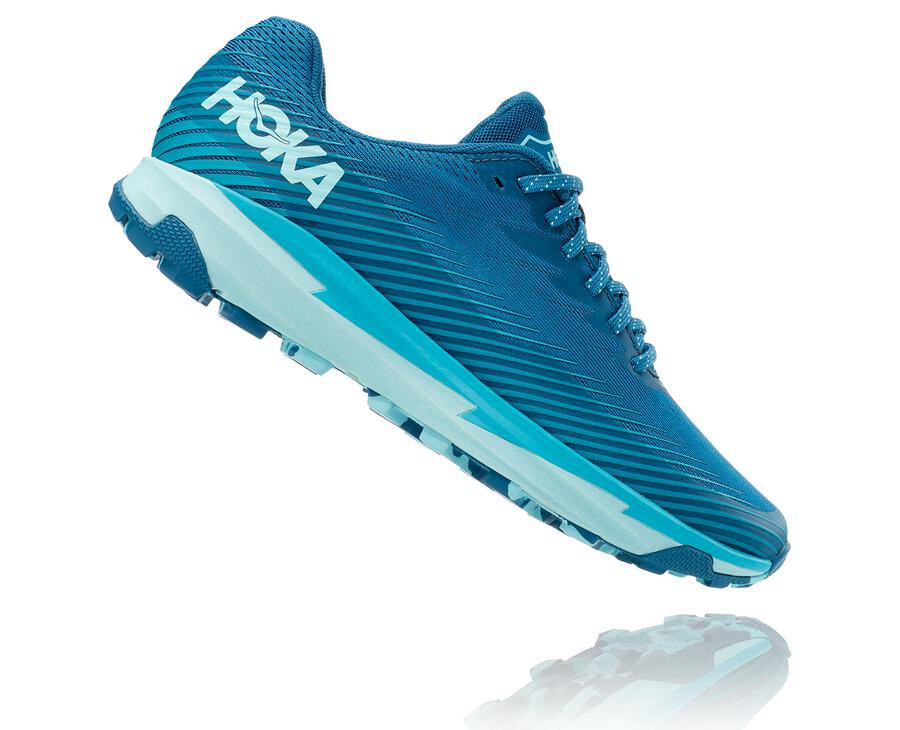 Zapatillas Trail Hoka One One Mujer - Torrent 2 - Azules - UCR879345